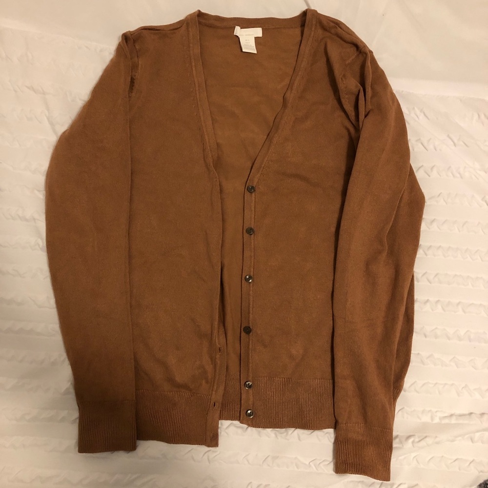Brown cardigan